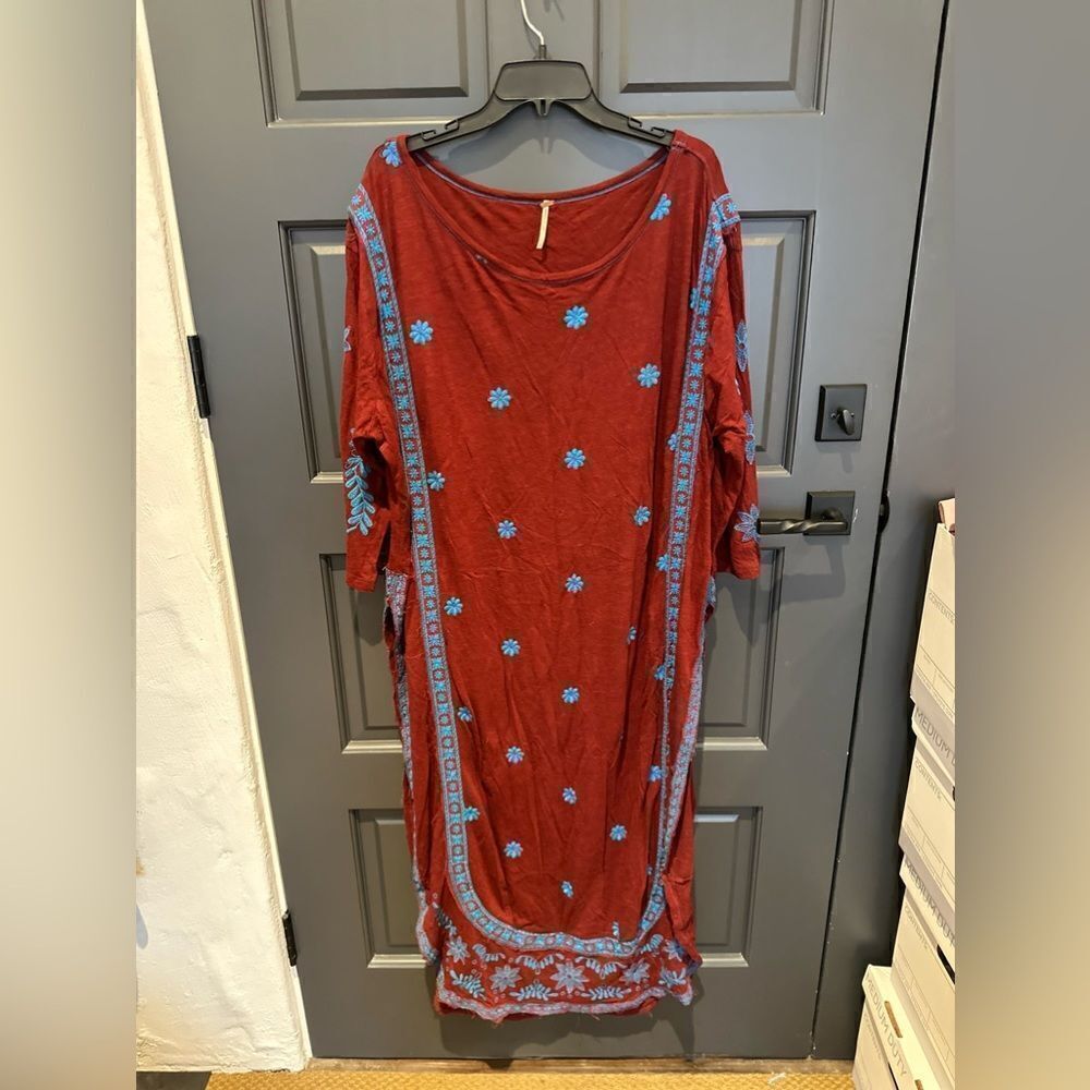 Free people embroidered top